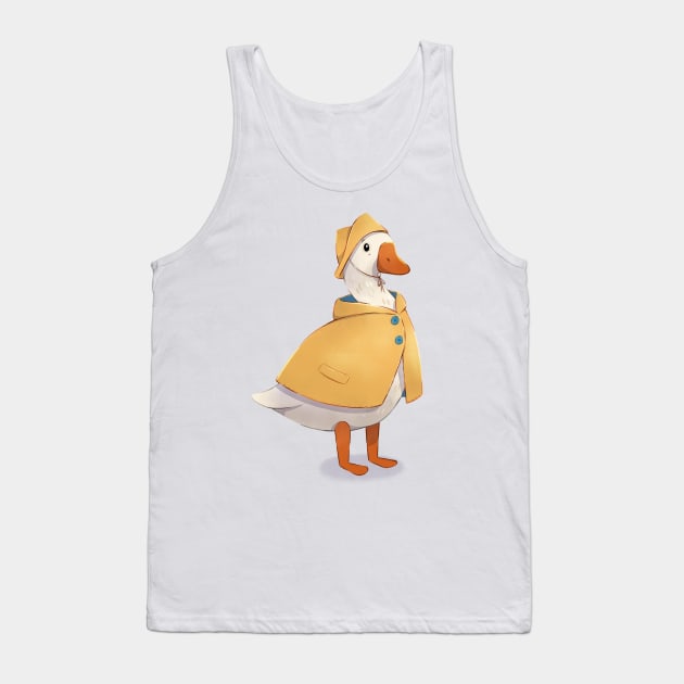 Raincoat Goose Tank Top by Melissa Jan